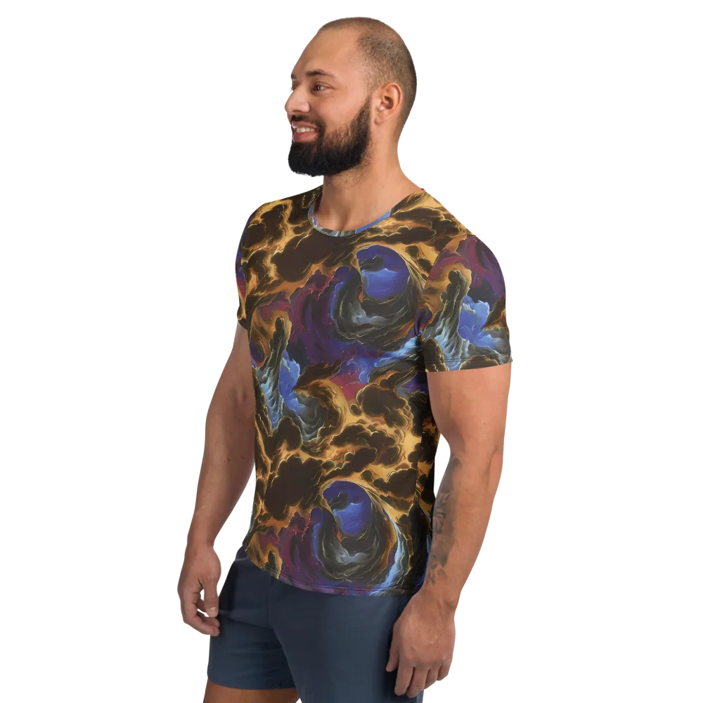 Vortex Virtue on Men's Athletic T-Shirt — Left