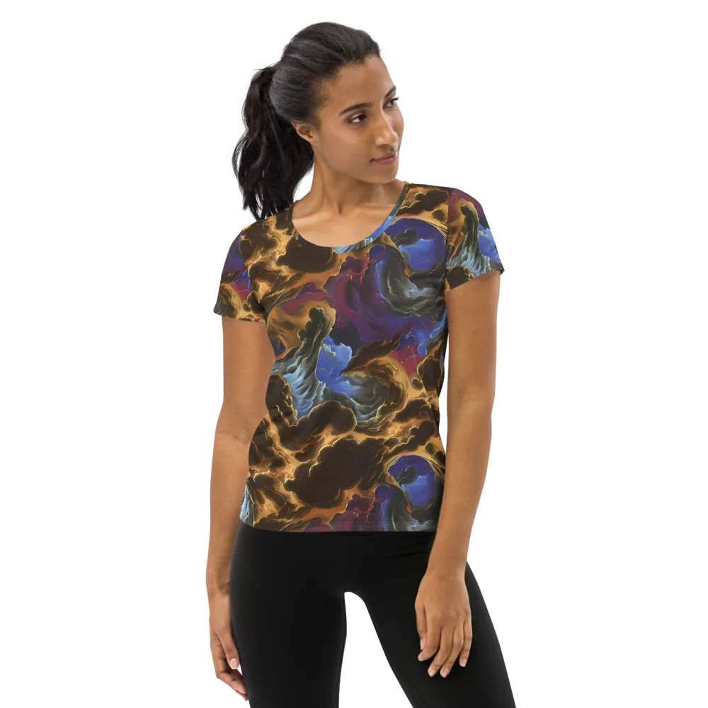 Vortex Virtue on Women's Athletic T-Shirt — Front