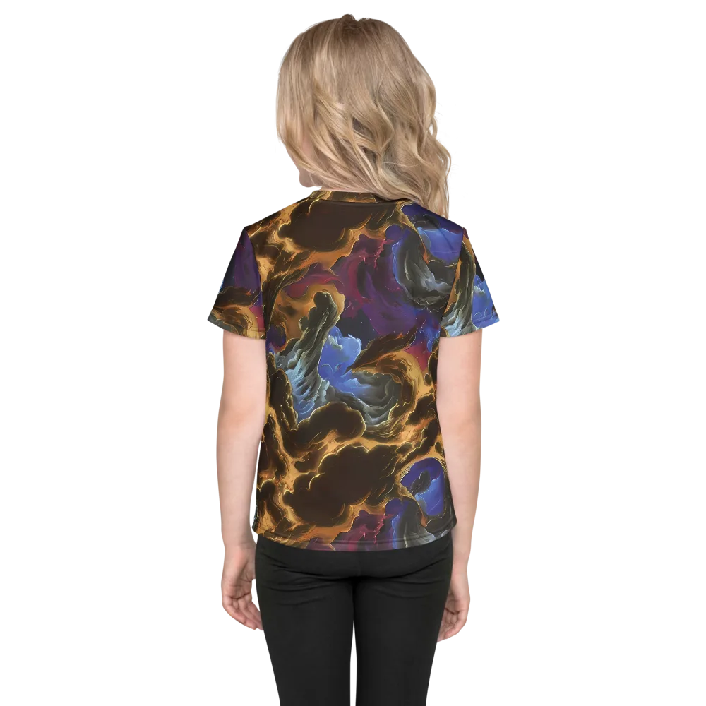 Vortex Virtue on Kids Crew Neck T-Shirt — Back