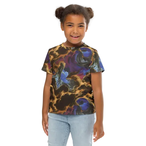 Vortex Virtue on a Kids Crew Neck T-Shirt