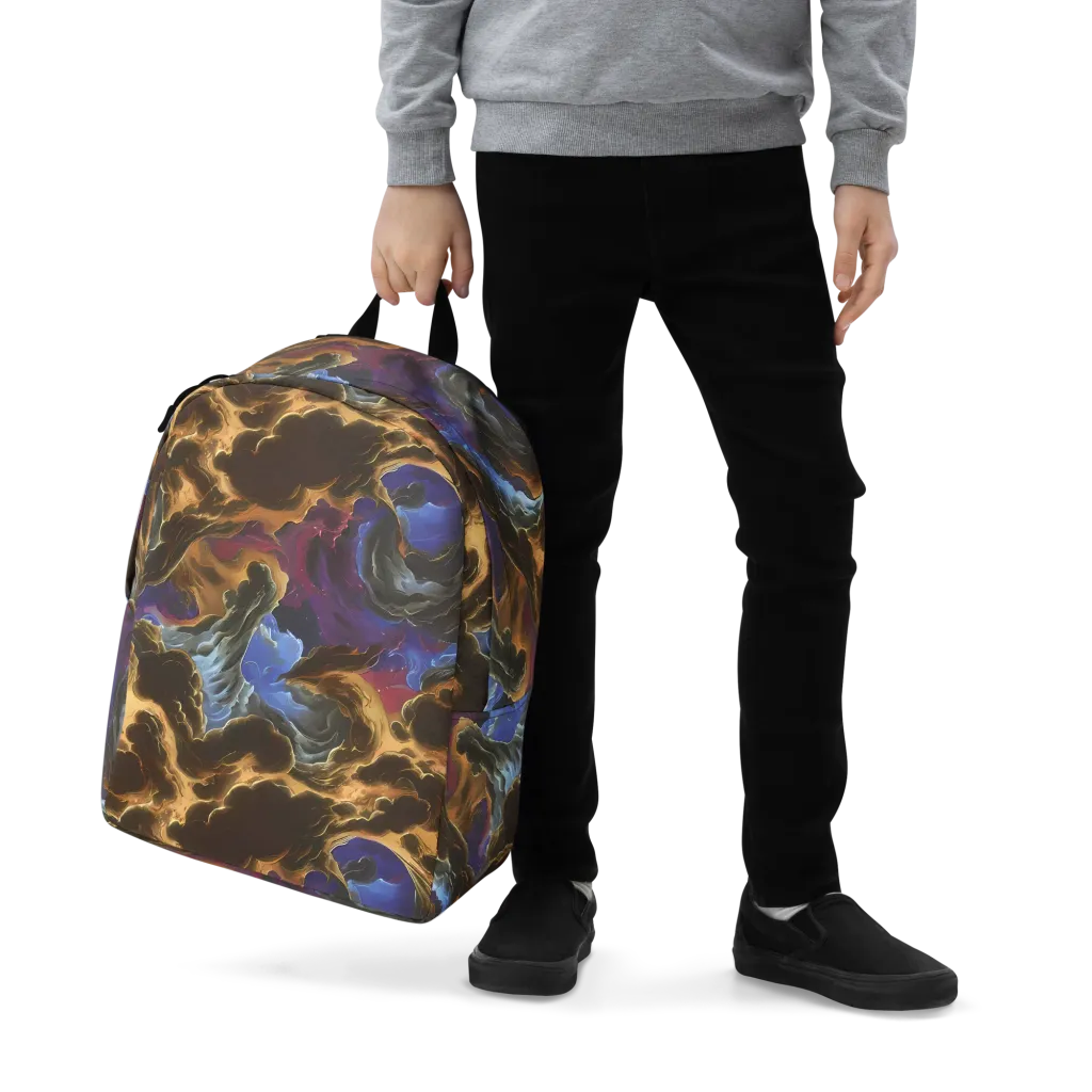 Vortex Virtue on Minimalist Backpack — Zoomed-in