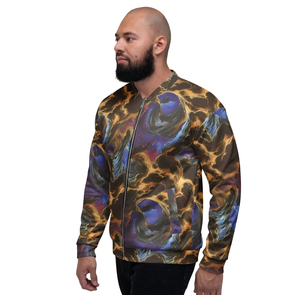 Vortex Virtue on Bomber Jacket — Left