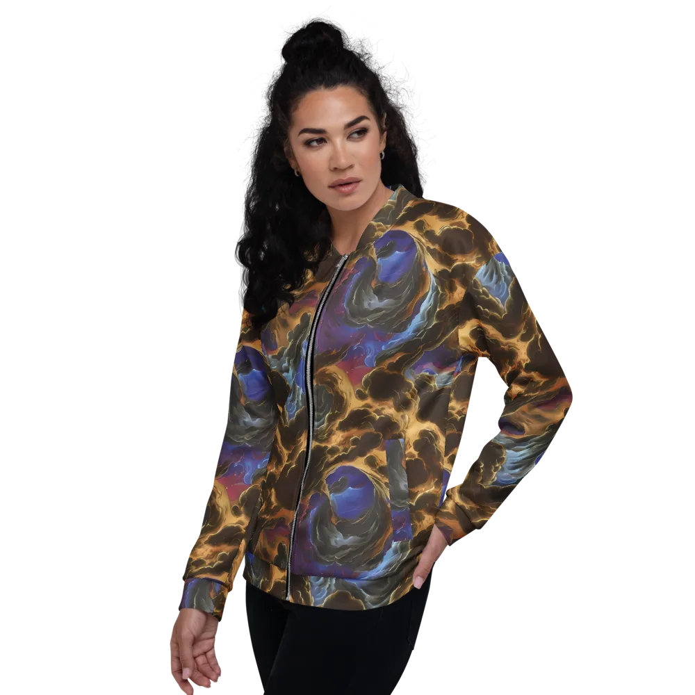 Vortex Virtue on Bomber Jacket — Left