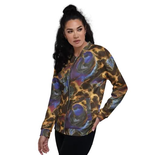 Vortex Virtue on a Bomber Jacket