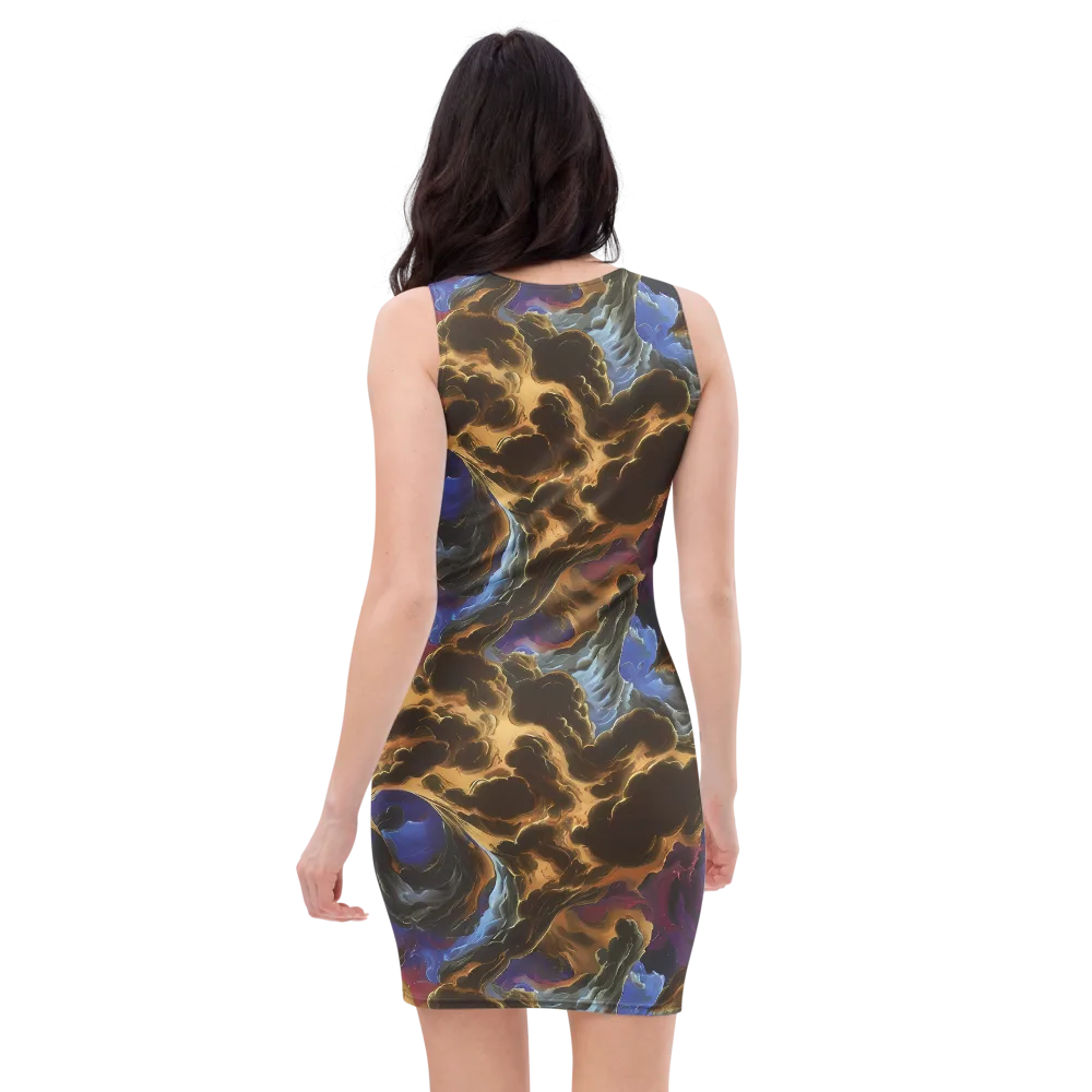 Vortex Virtue on Bodycon Dress — Back