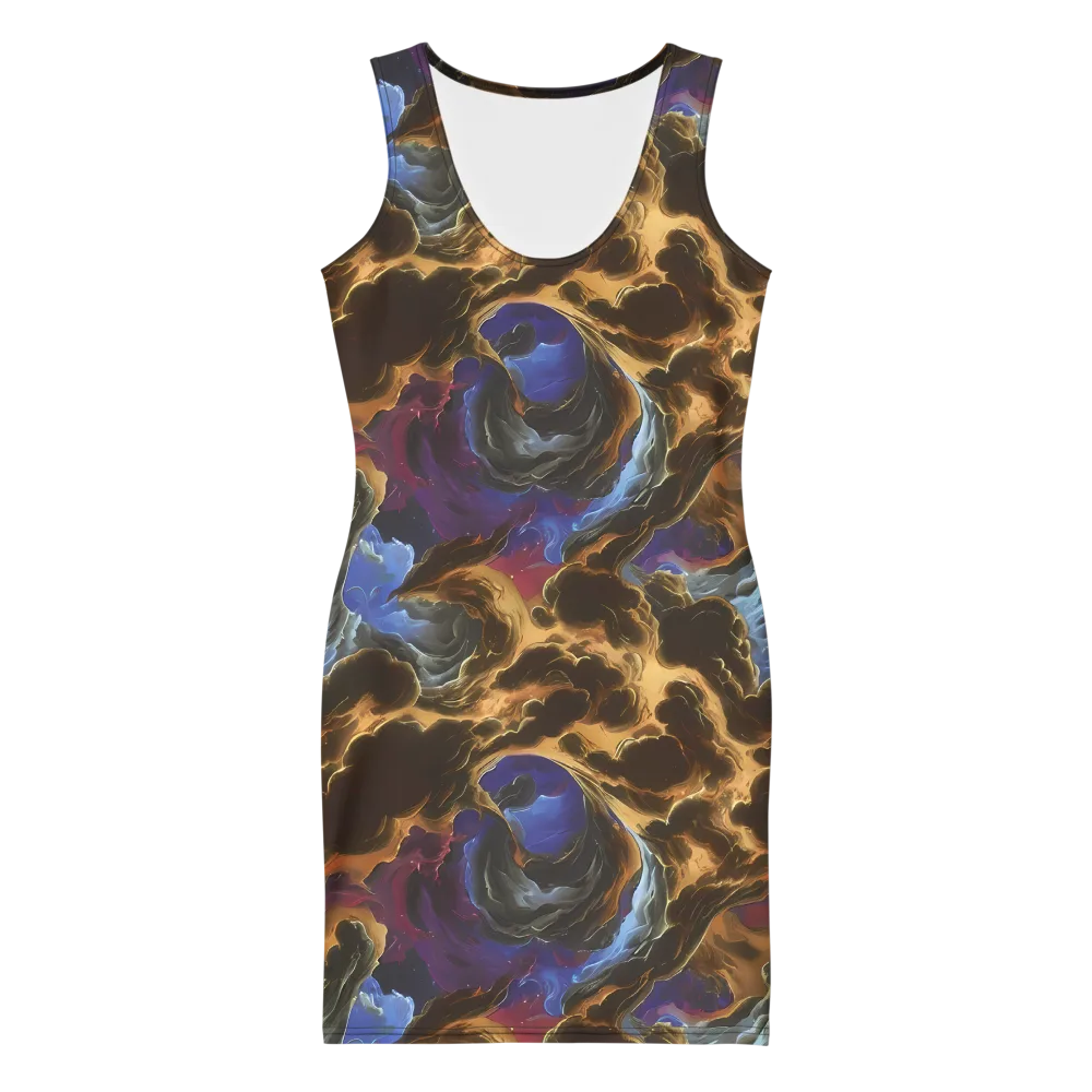 Vortex Virtue on Bodycon Dress — Front