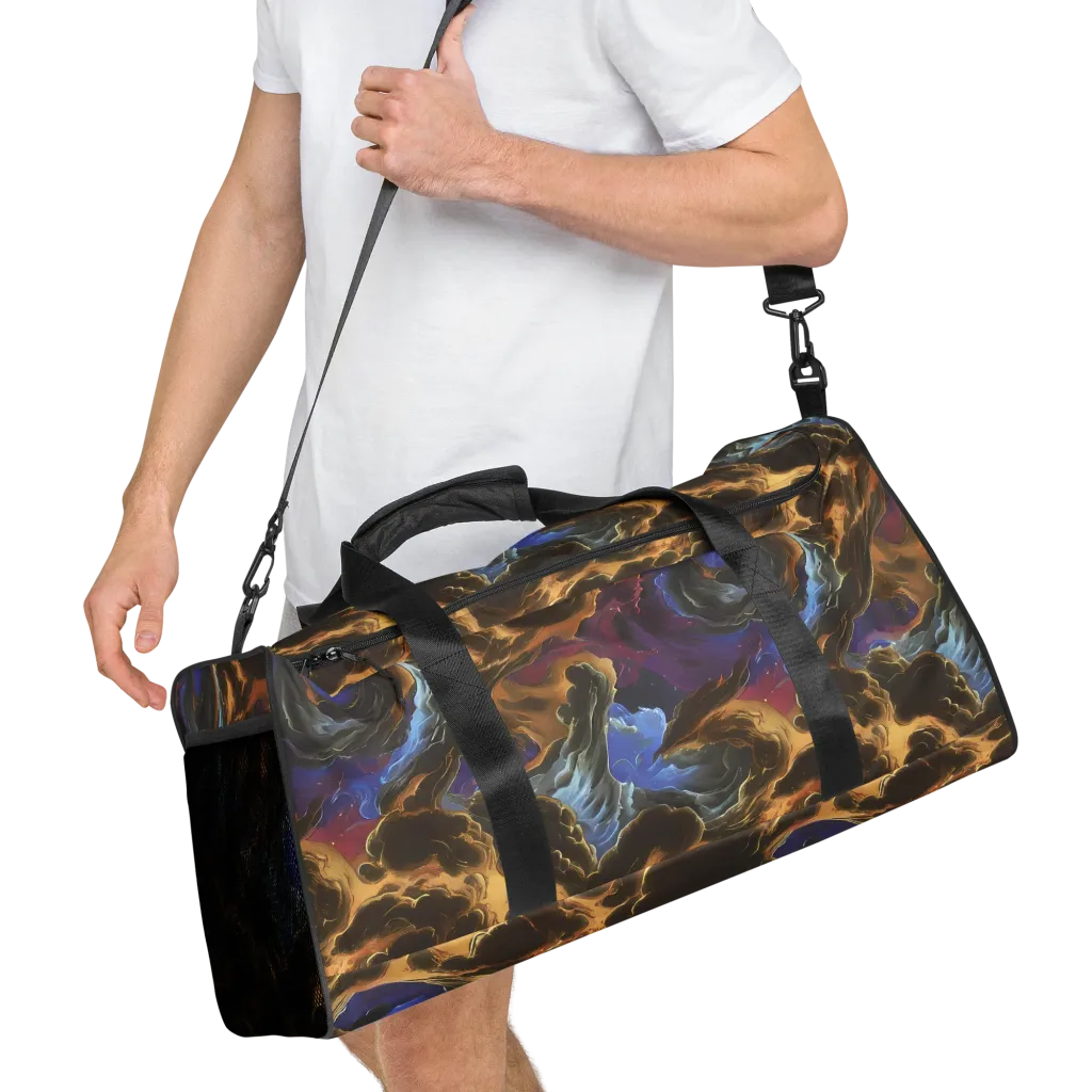 Vortex Virtue on Duffle Bag — Right Front