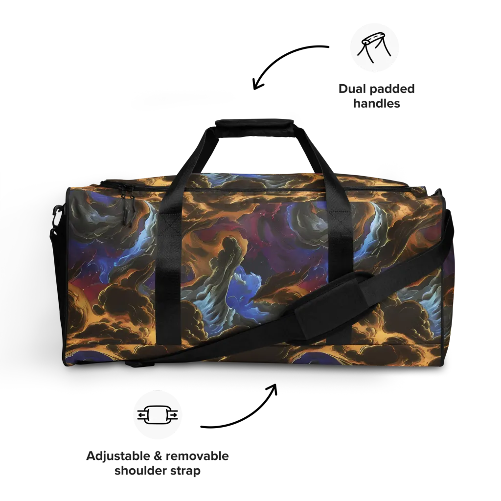 Vortex Virtue on Duffle Bag — Front
