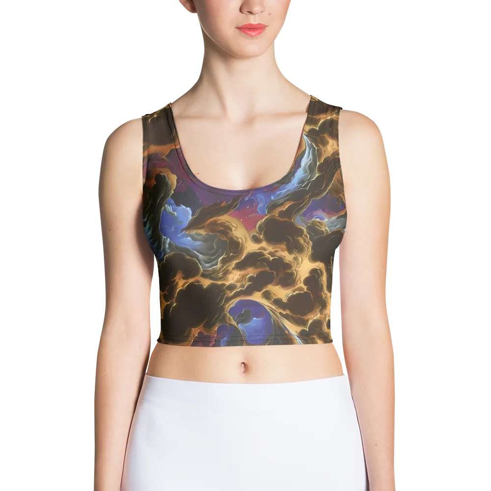 Vortex Virtue on Crop Top — Front