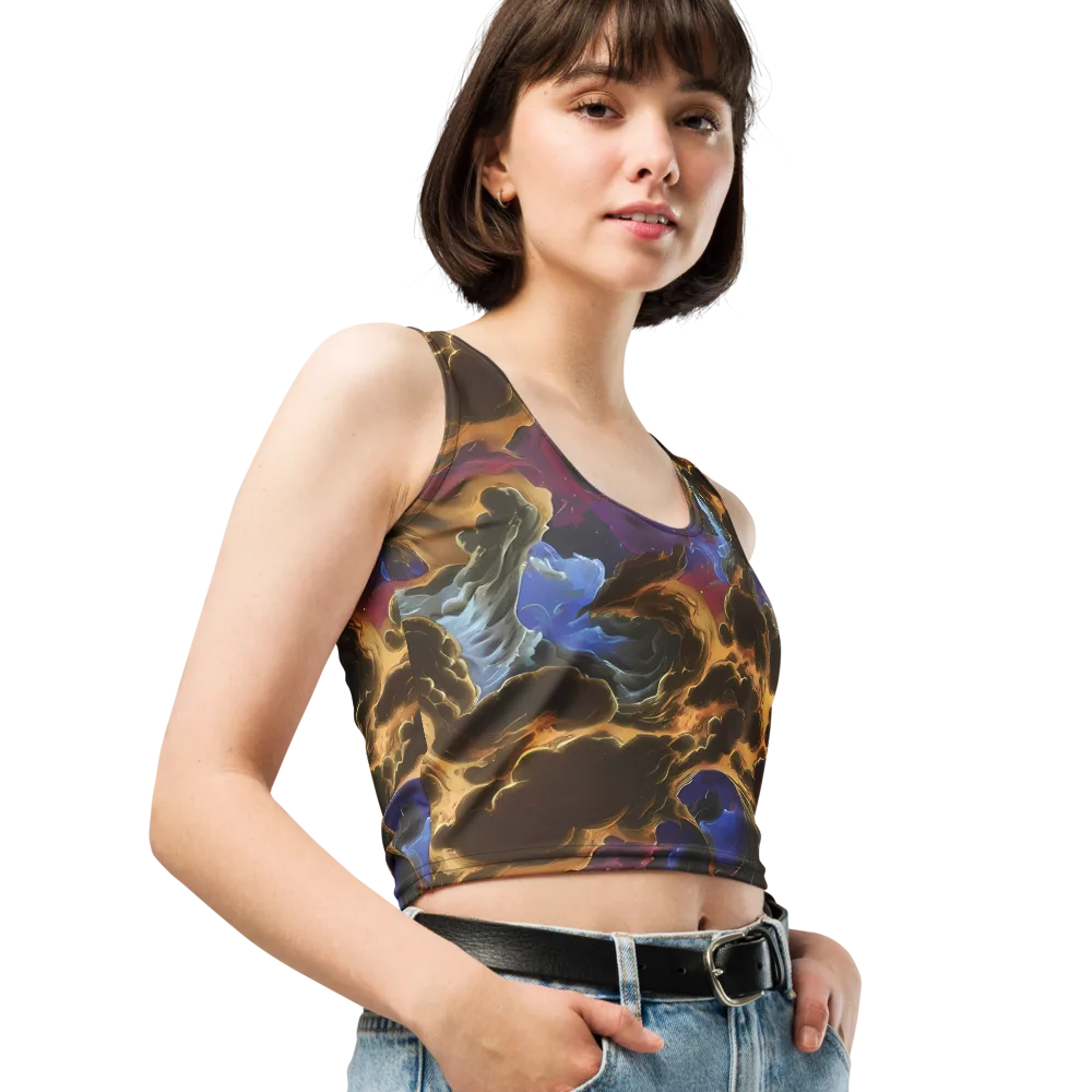 Vortex Virtue on Crop Top — Right Front
