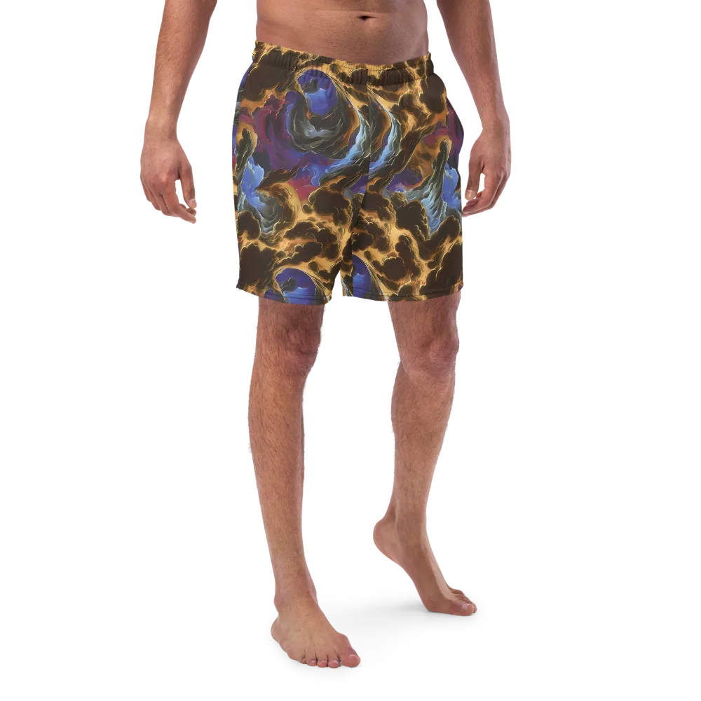 Vortex Virtue on Swim Trunks — Front