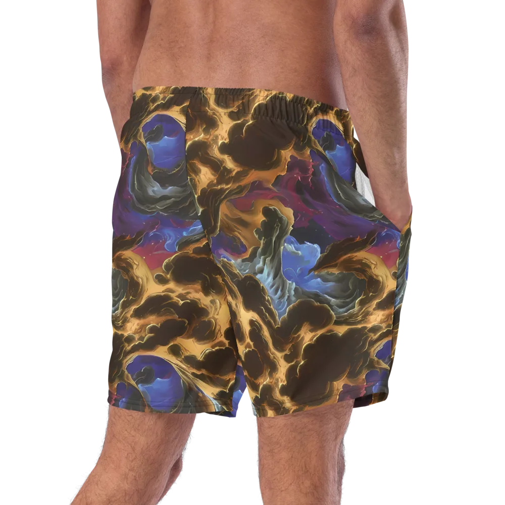 Vortex Virtue on Swim Trunks — Right Back