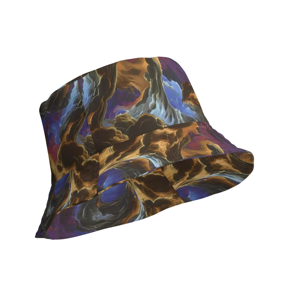 Vortex Virtue on Reversible Bucket Hat — Product details Outside