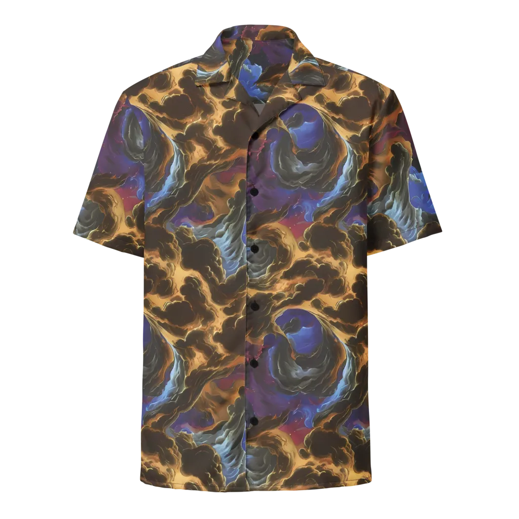 Vortex Virtue on Button Shirt — Front