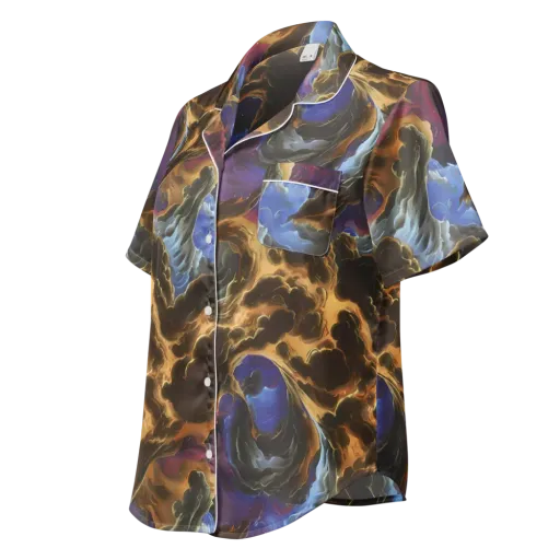 Vortex Virtue on a Women's Short Sleeve Pajama Top