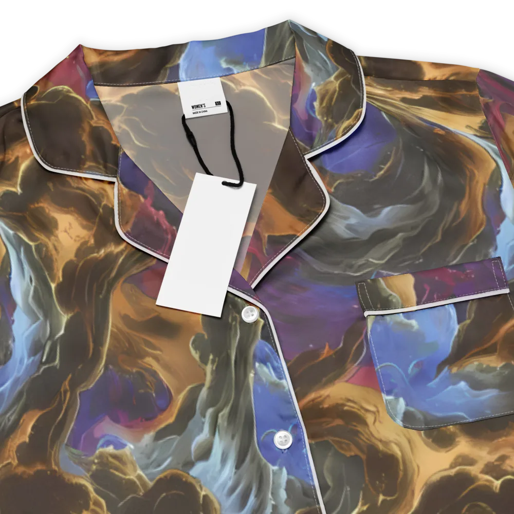 Vortex Virtue on Women's Short Sleeve Pajama Top — Product details