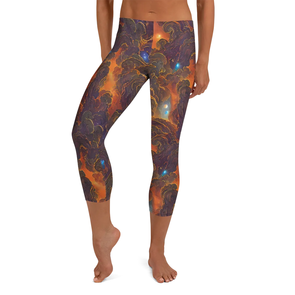 Pozzo Vortex on Capri Leggings — Front