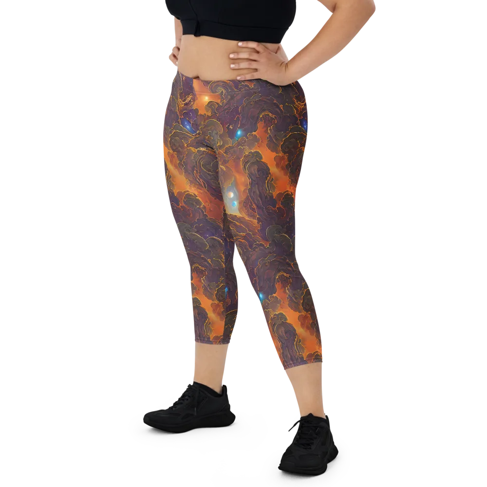 Pozzo Vortex on Capri Leggings — Front