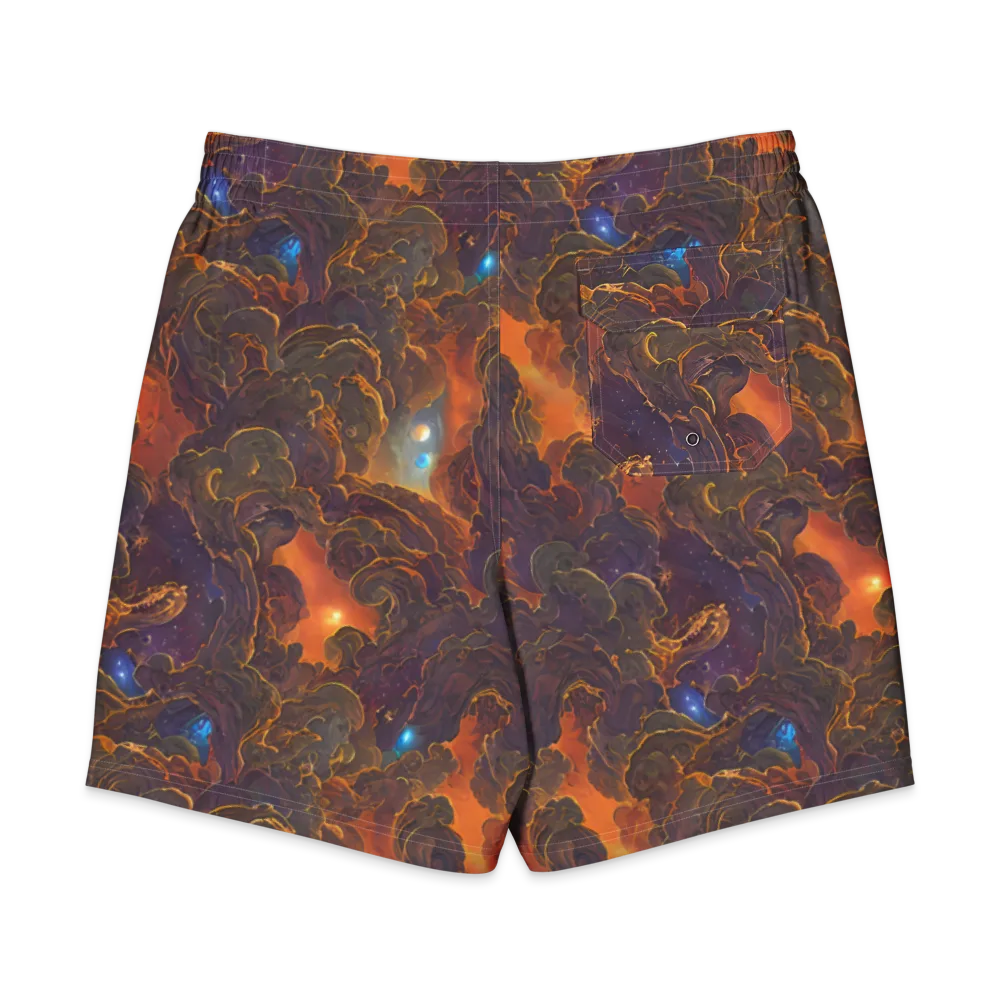 Pozzo Vortex on Men's Board Shorts — Back
