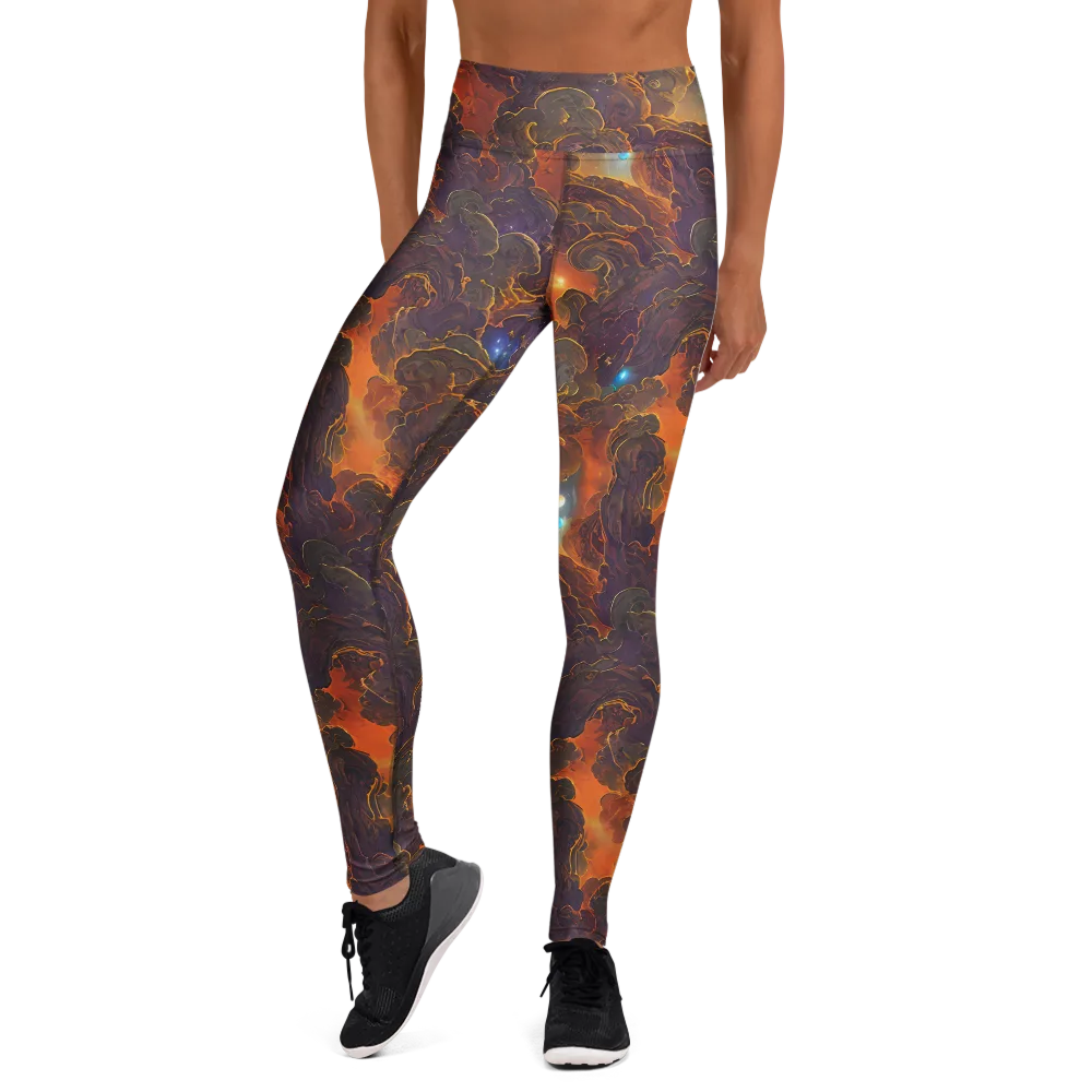 Pozzo Vortex on Yoga Leggings — Front