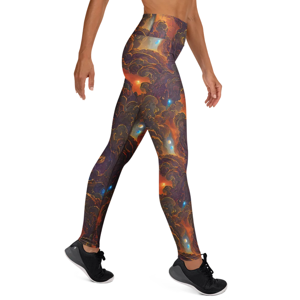 Pozzo Vortex on Yoga Leggings — Right