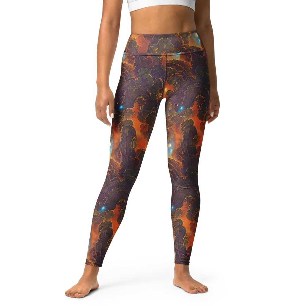 Pozzo Vortex on Yoga Leggings — Front