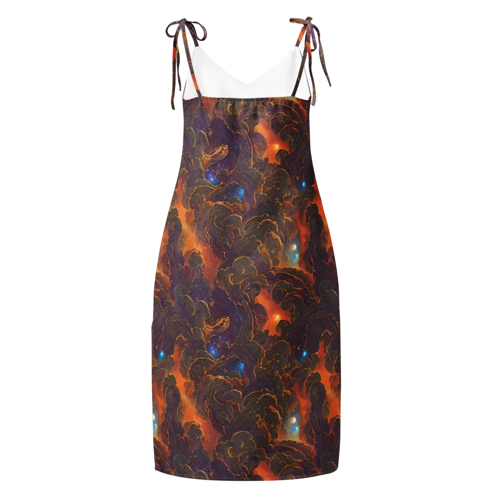 Pozzo Vortex on Slip Dress — Back