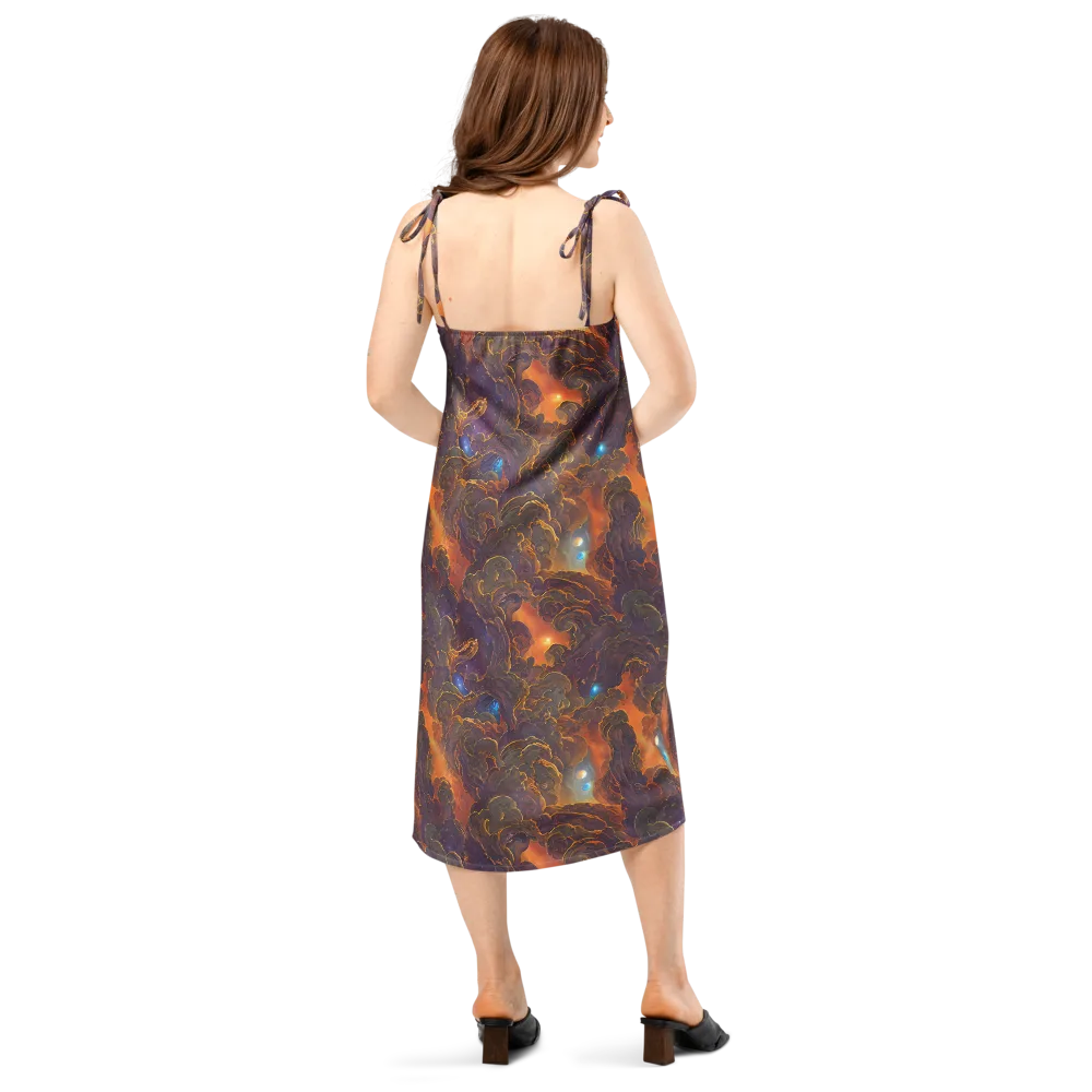 Pozzo Vortex on Slip Dress — Back