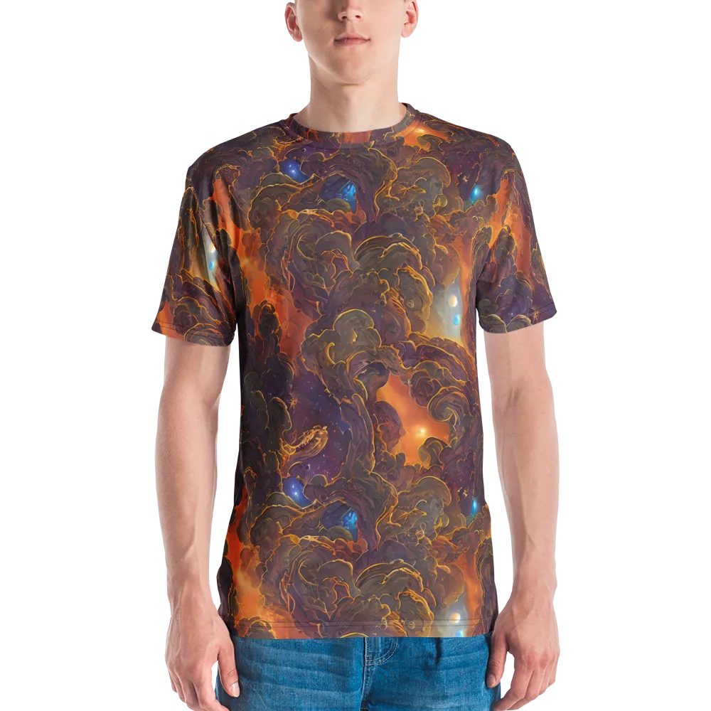Pozzo Vortex on Men's Crew Neck T-Shirt — Front