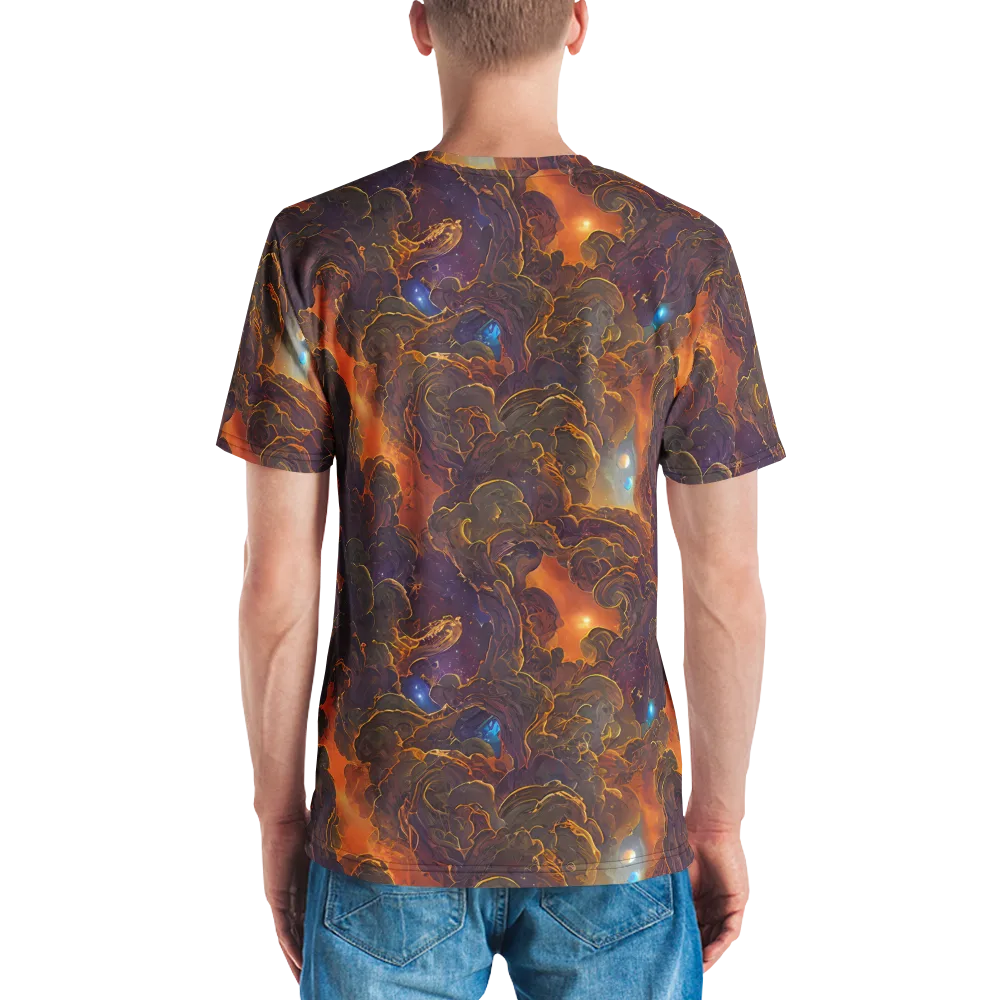 Pozzo Vortex on Men's Crew Neck T-Shirt — Back