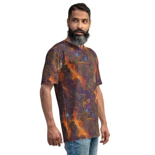 Pozzo Vortex on a Men's Crew Neck T-Shirt
