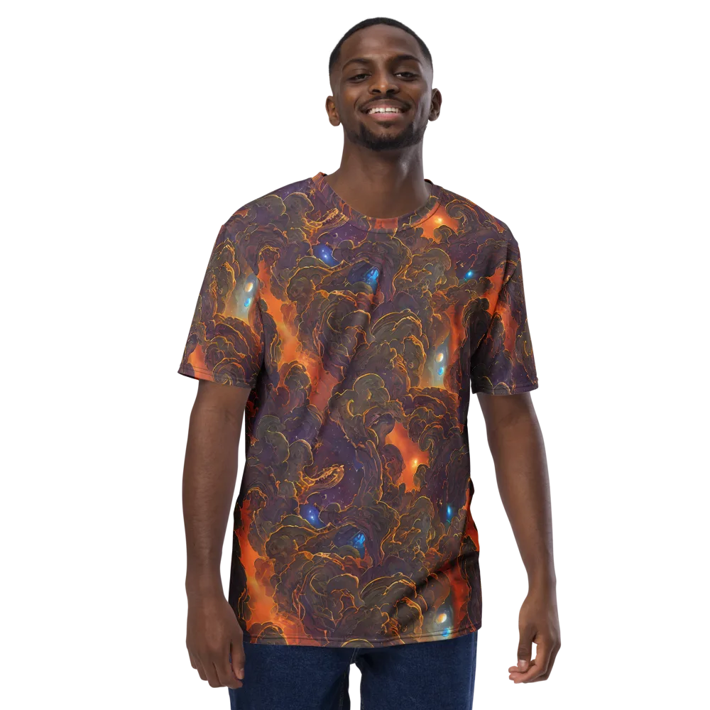 Pozzo Vortex on Men's Crew Neck T-Shirt — Front