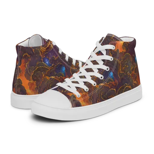 Pozzo Vortex on a Men's High Top Canvas Shoes