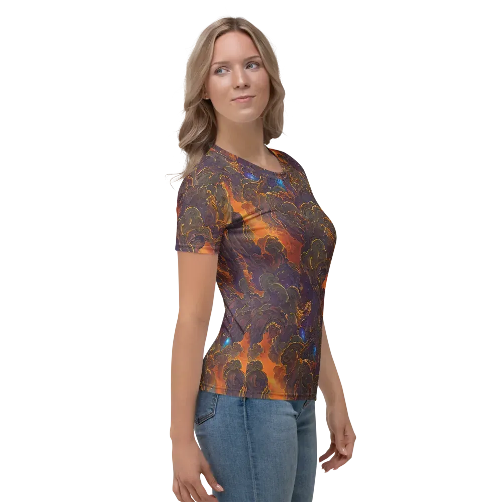 Pozzo Vortex on Women's Crew Neck T-Shirt — Right