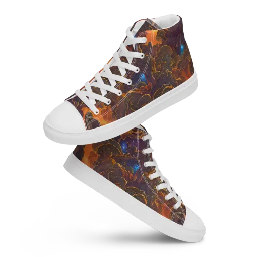 Pozzo Vortex on a Women's High Top Canvas Shoes