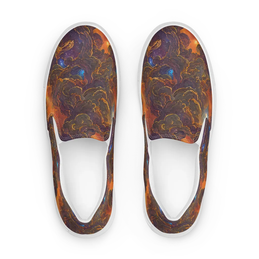 Pozzo Vortex on Men's Slip-On Canvas Shoes — Front