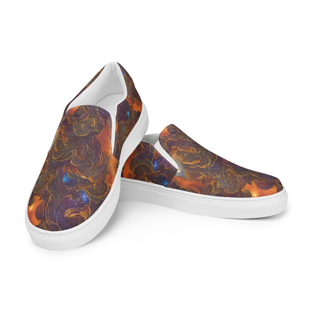 Pozzo Vortex on Women's Slip-On Canvas Shoes — Left Front