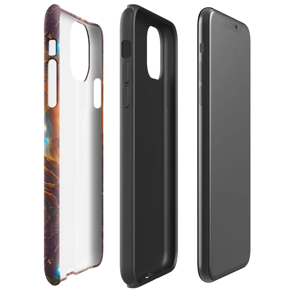 Pozzo Vortex on Tough Case for iPhone® — Right