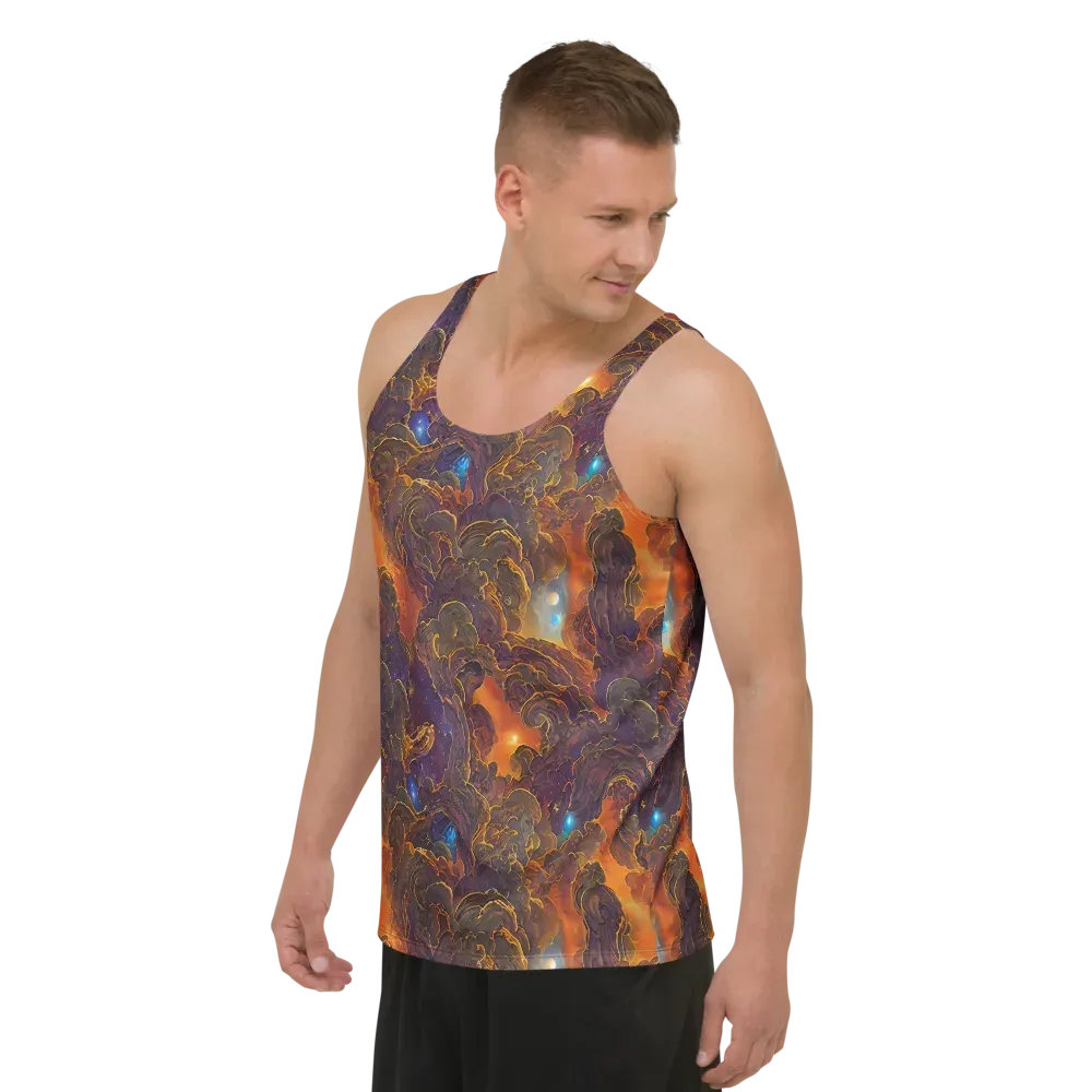 Pozzo Vortex on Men's Tank Top — Left Front