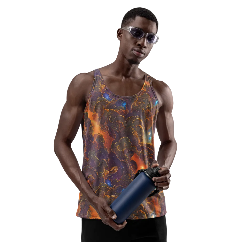Pozzo Vortex on Men's Tank Top — Front