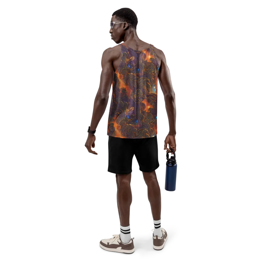 Pozzo Vortex on Men's Tank Top — Back