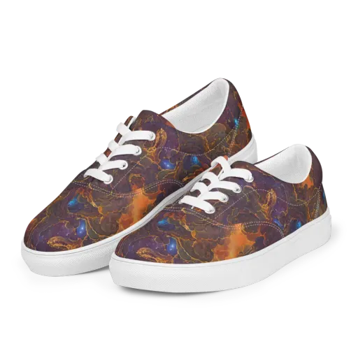 Pozzo Vortex on a Men's Lace-Up Canvas Shoes