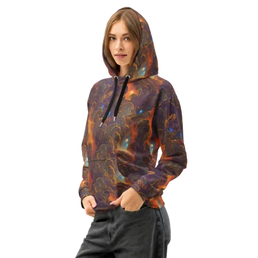 Pozzo Vortex on a Cotton Hoodie