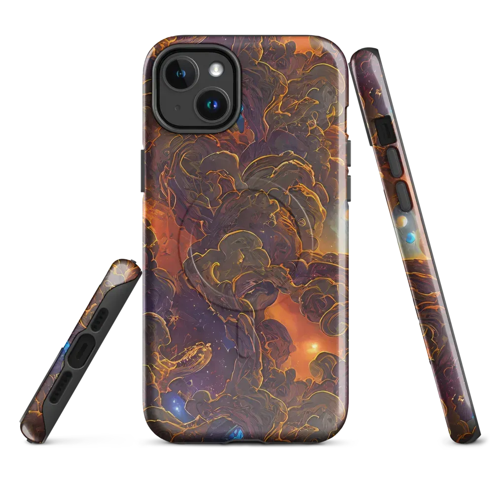 Pozzo Vortex on MagSafe Tough Case for iPhone® — Front