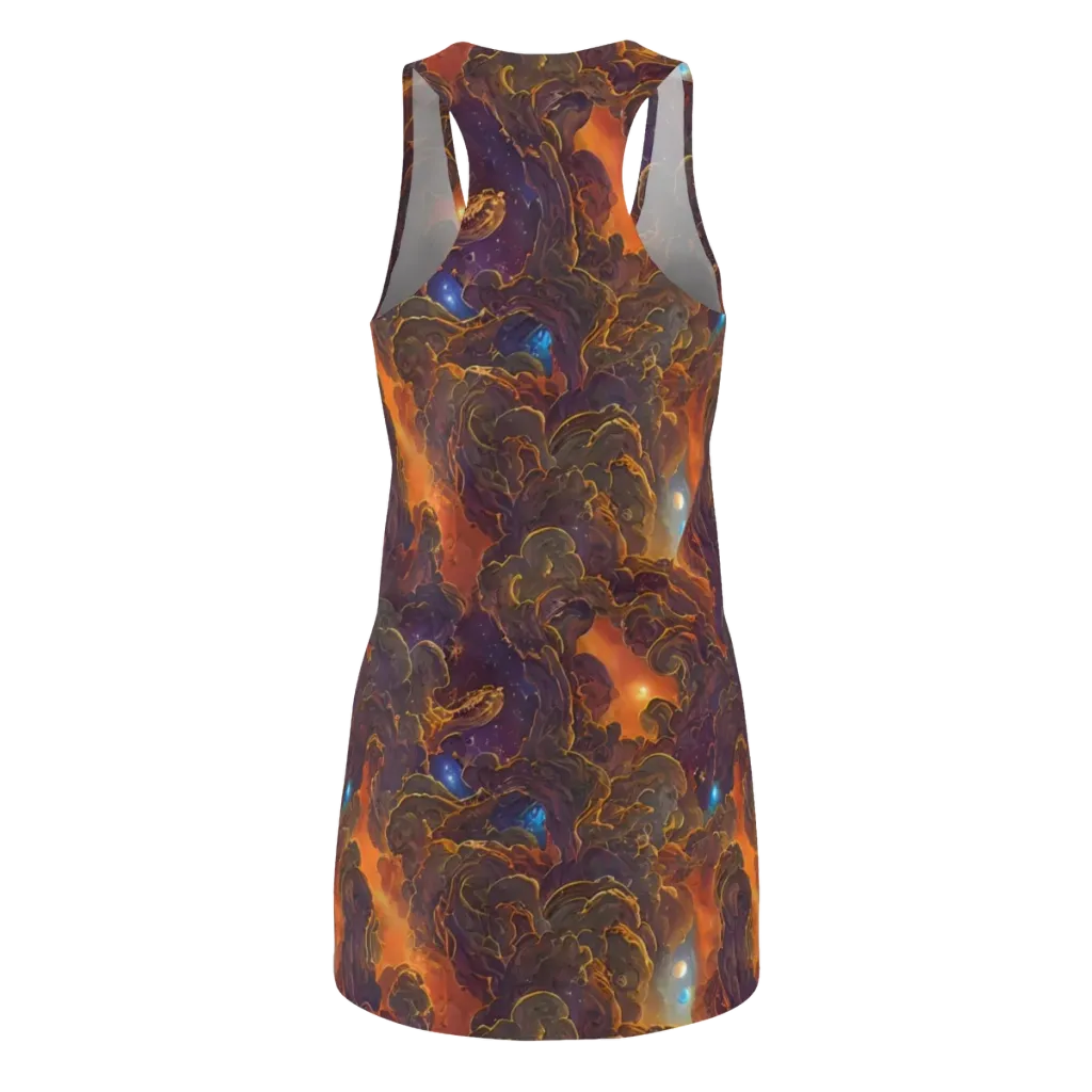 Pozzo Vortex on Racerback Dress — Back