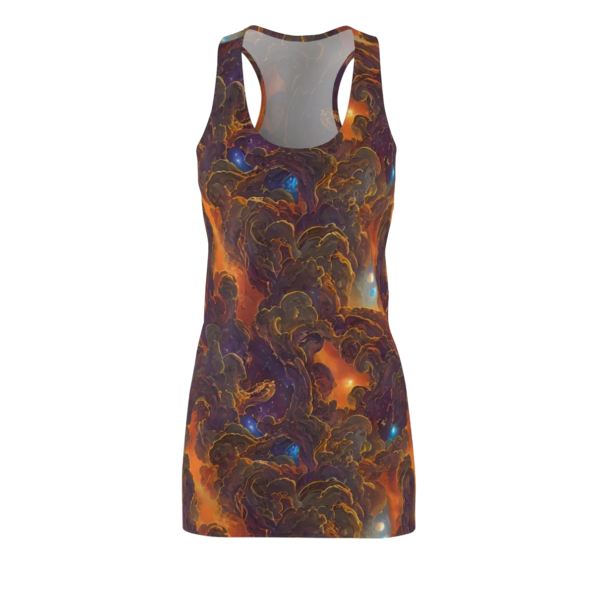 Pozzo Vortex on Racerback Dress — Front