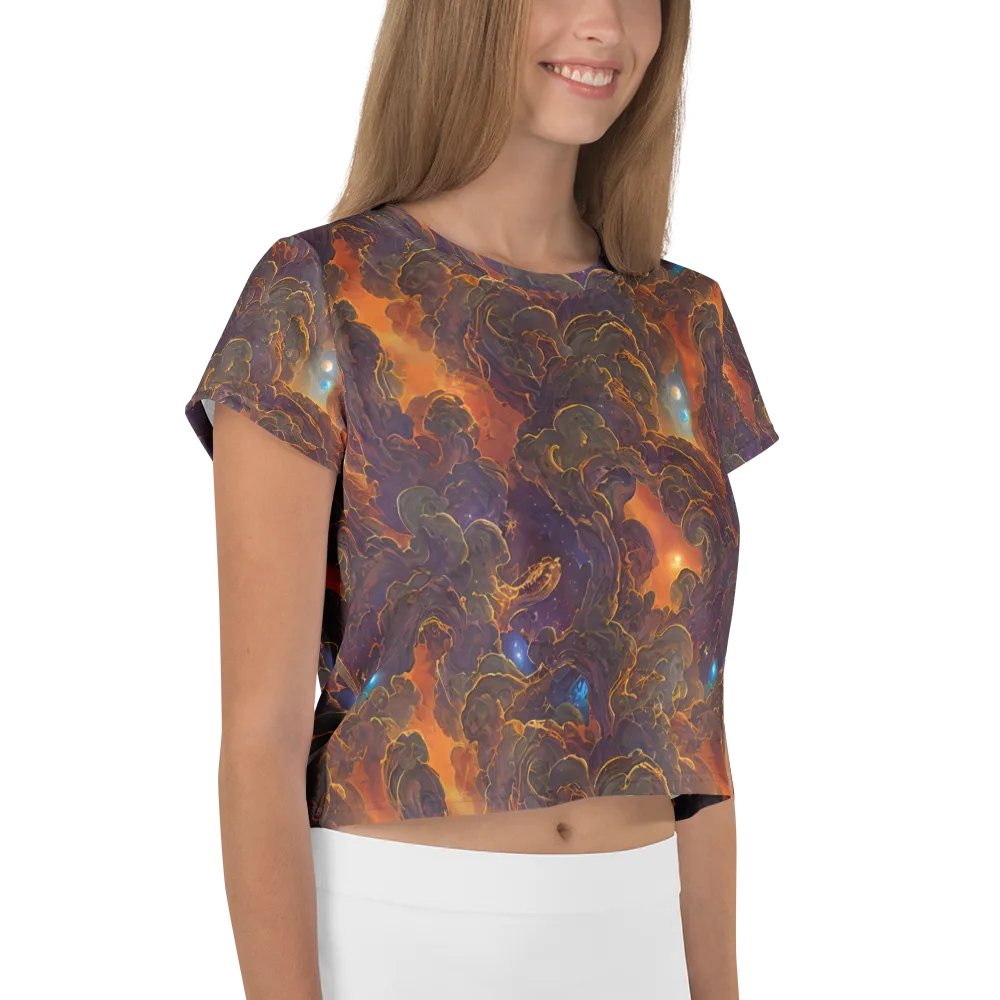 Pozzo Vortex on Crop Tee — Right
