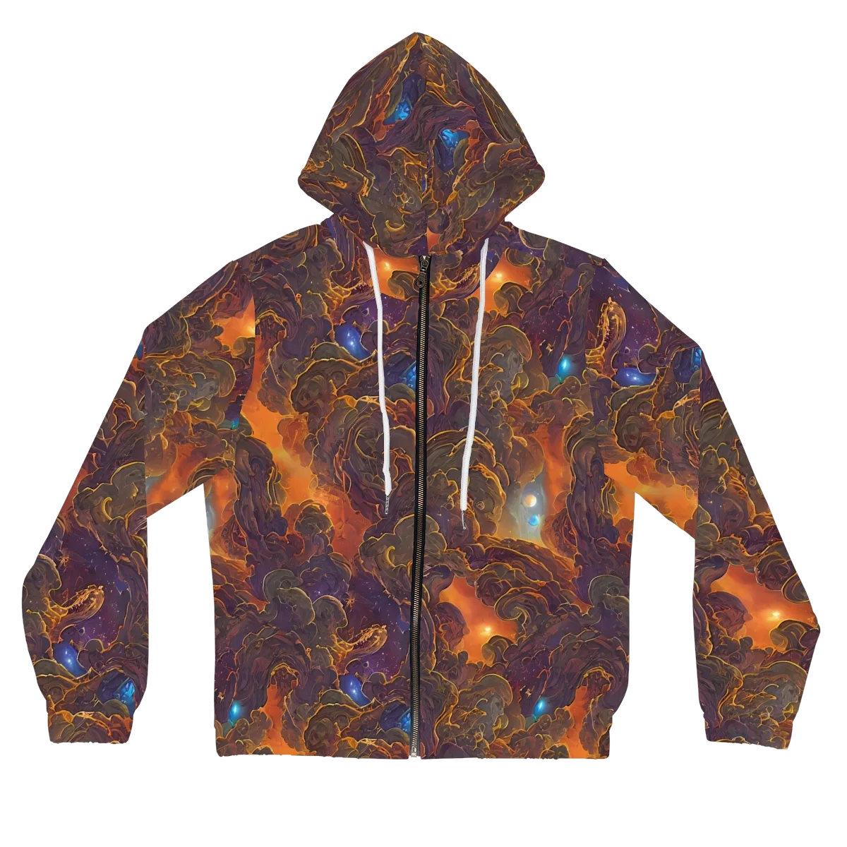 Pozzo Vortex on Women's Full-Zip Hoodie — Front