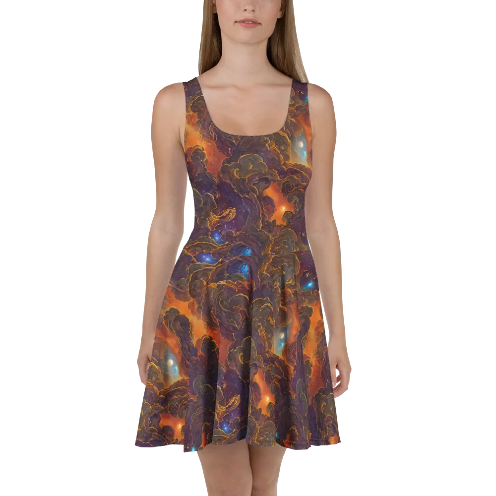 Pozzo Vortex on Skater Dress — Front