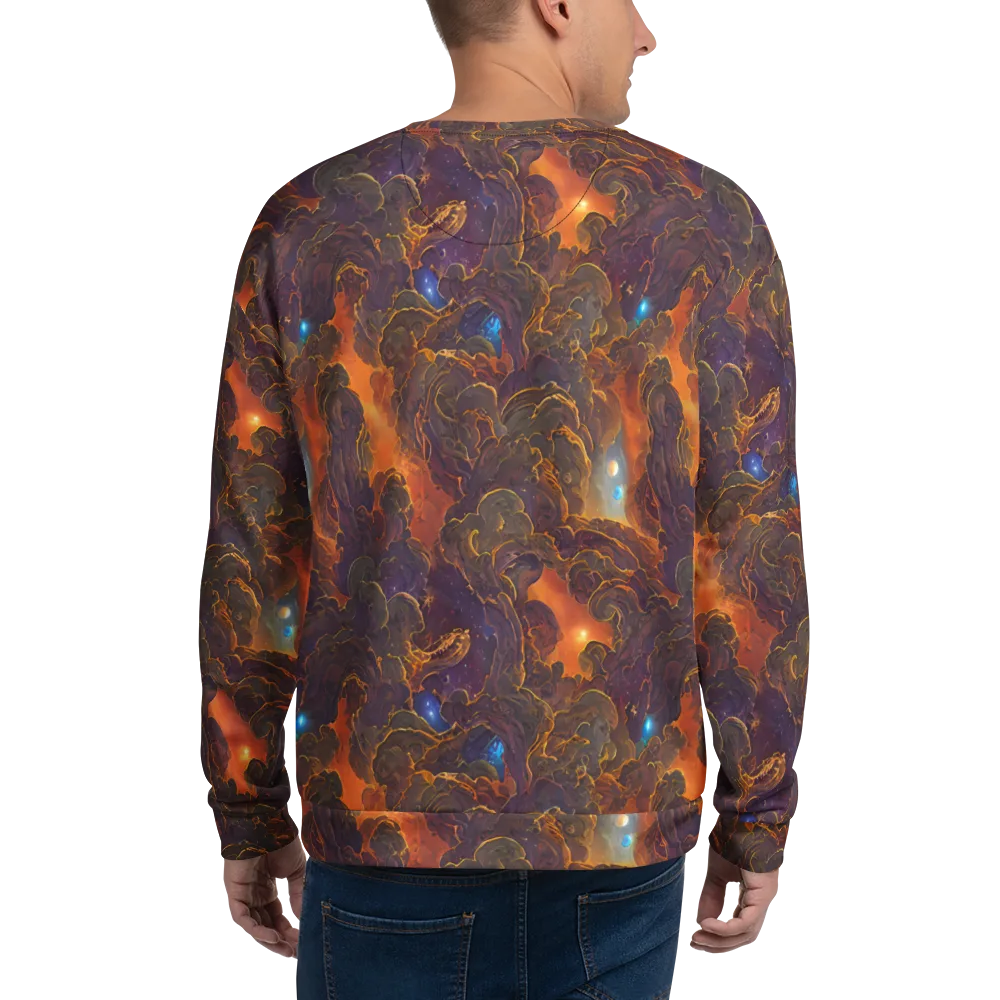 Pozzo Vortex on Sweatshirt — Back